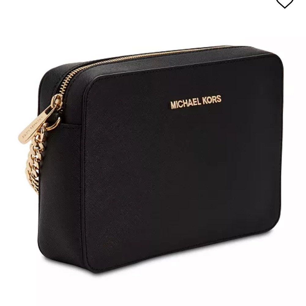Michael Kors Large Leather East West Chain Crossbody